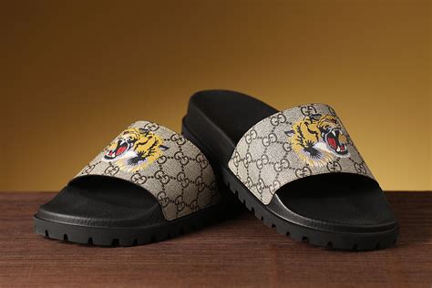 baby boy gucci slippers|Gucci slippers for men price.